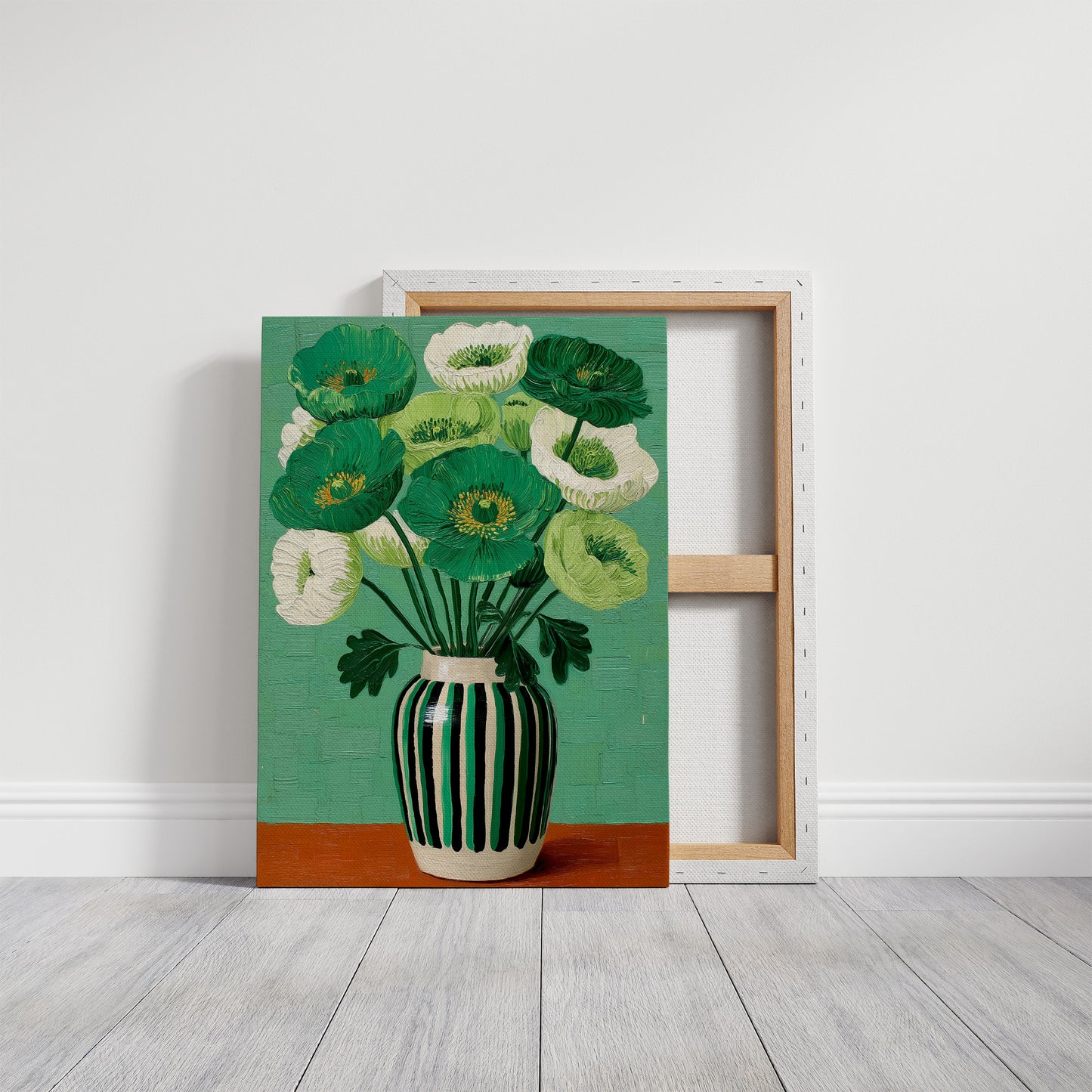 Emerald Poppies Dance In Sunlight