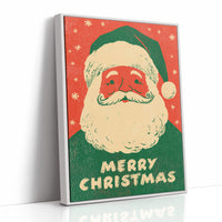Merry Christmas Vintage Woodcut