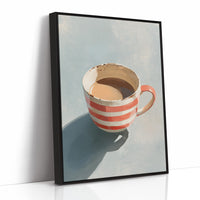 Morning Brew in Coral Stripes