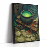 Witch's Cauldron in the Woods