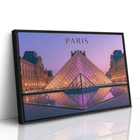 Paris Twilight at the Louvre