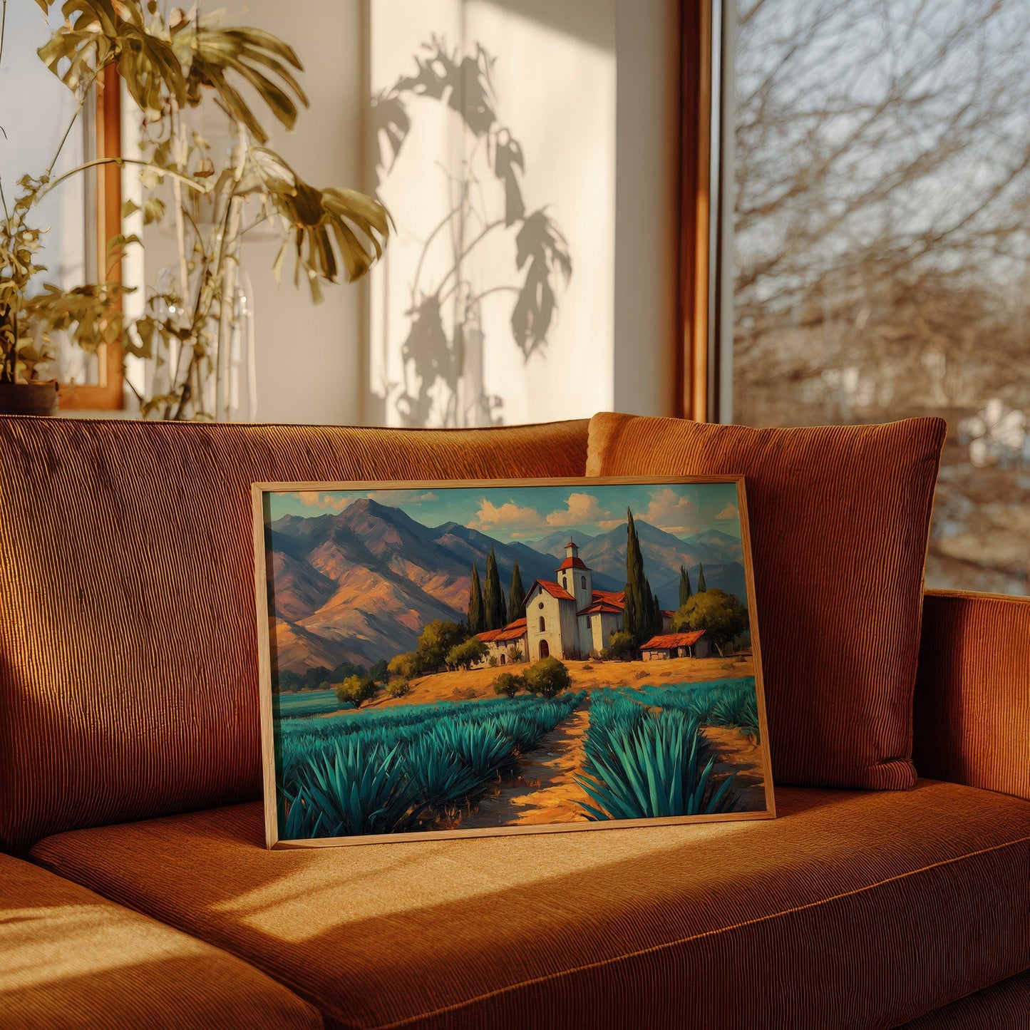 Agave Fields Lead To Sacred Light