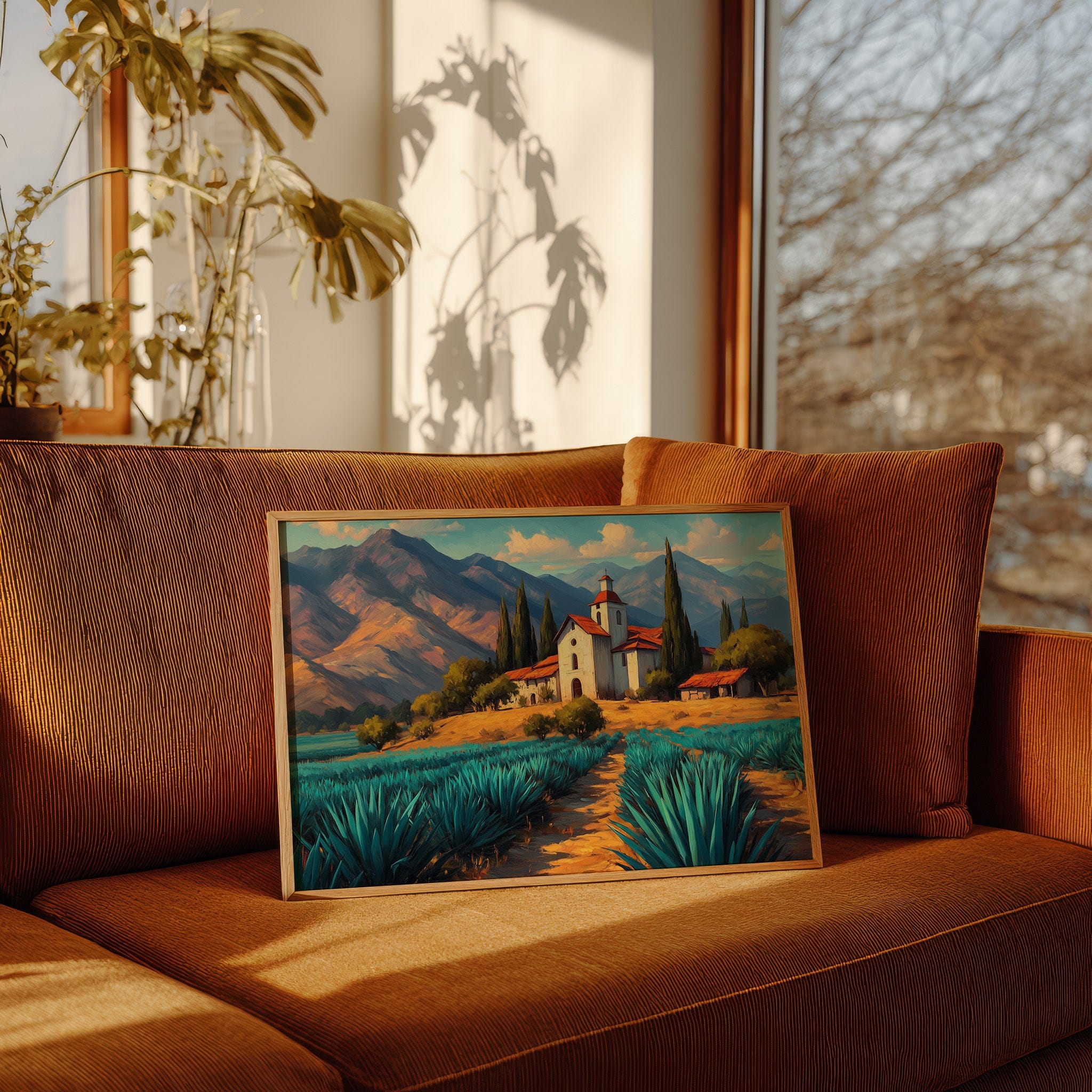 Agave Fields Lead To Sacred Light