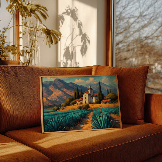 Agave Fields Lead To Sacred Light