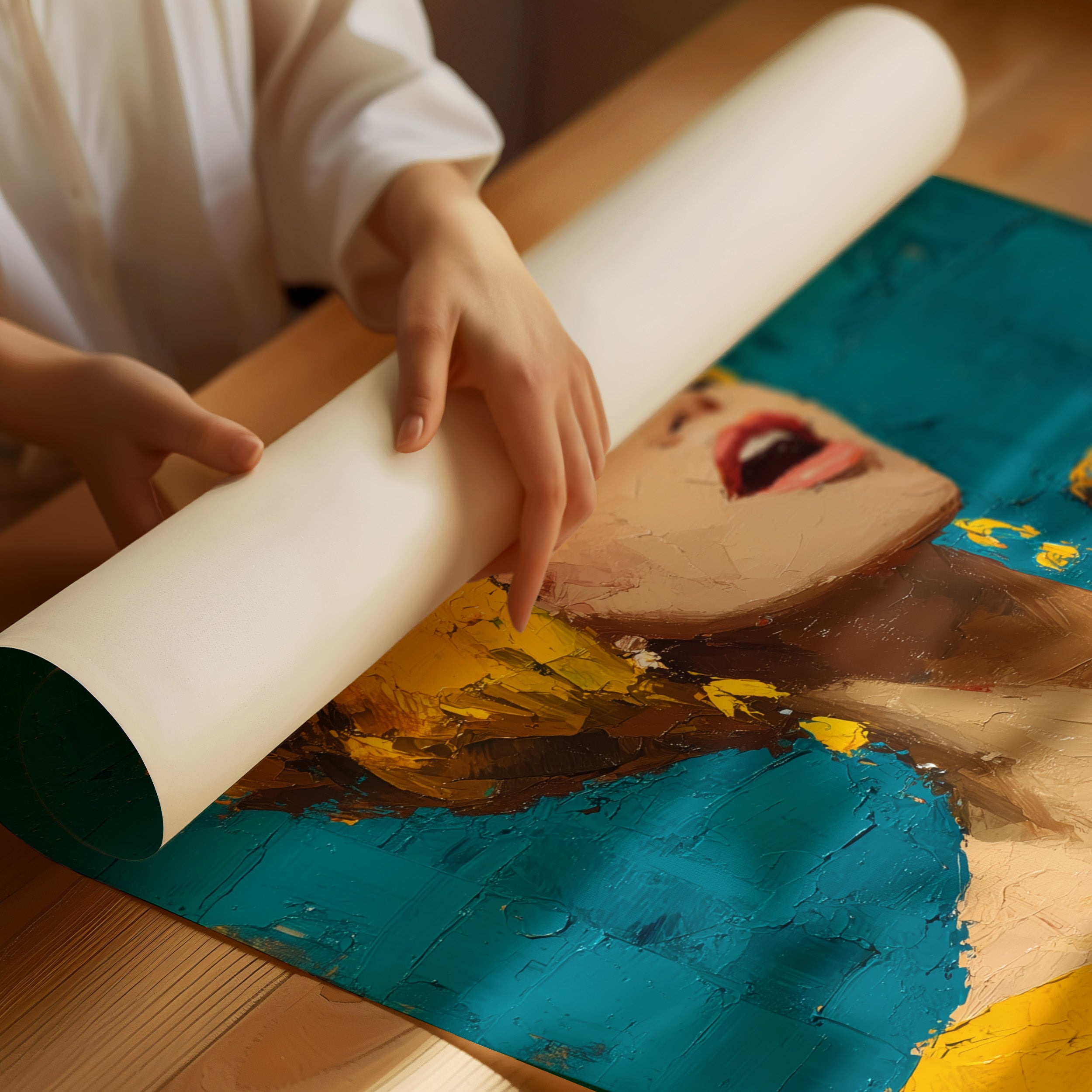 Song in Yellow and Teal