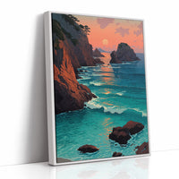 Coastal Cliffs Paint Summer's Farewell