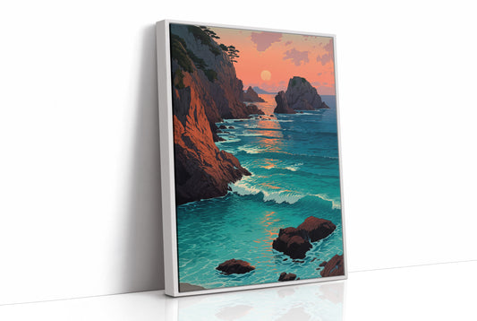 Coastal Cliffs Paint Summer's Farewell