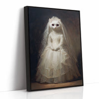 A Feline Bride Awaits the Unseen