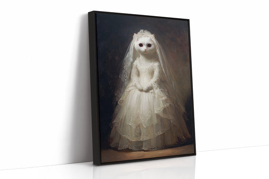 A Feline Bride Awaits the Unseen