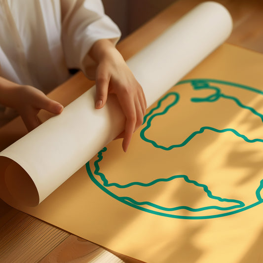 Earth Draws Her Simple Story