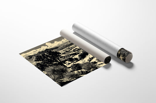 Desert Plains Dance With Mountains