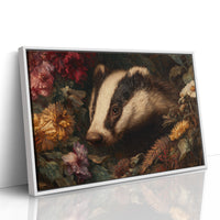 Woodland Creature Among Autumn Blooms