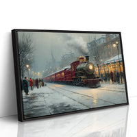 Winter Steam Meets City Lights