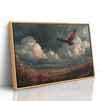 Eagle Over the Autumn Valley
