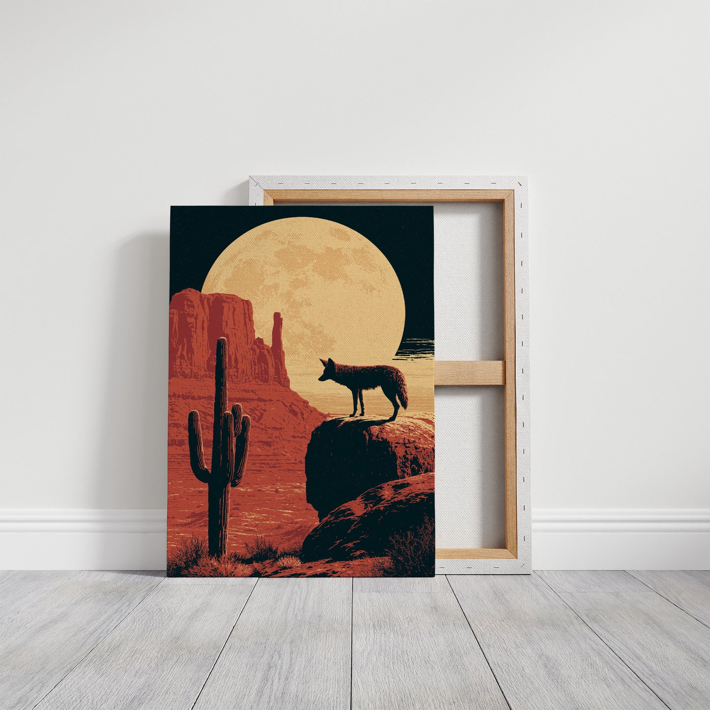 Coyote at Monument Valley