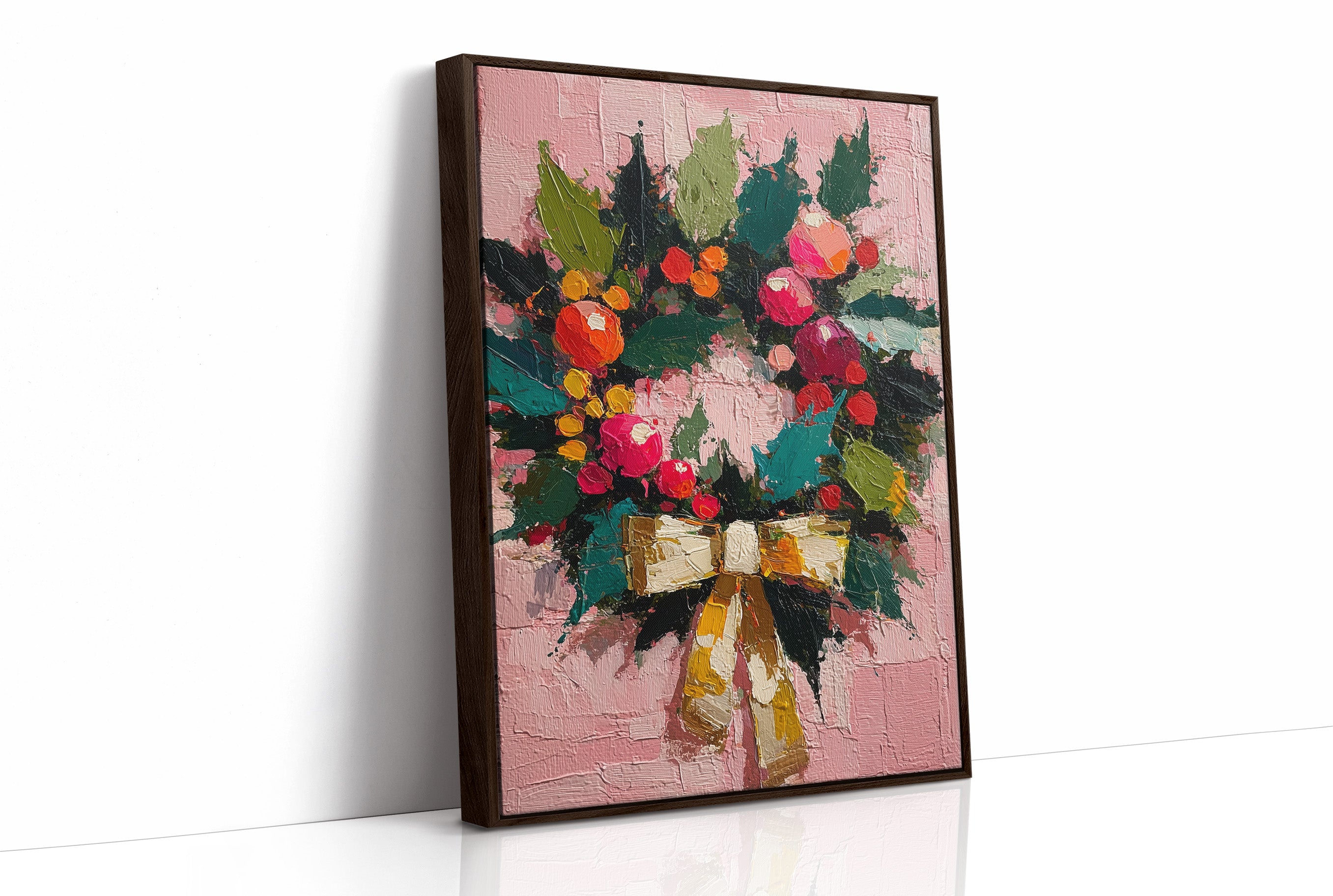 Wreath of Winter Blooms