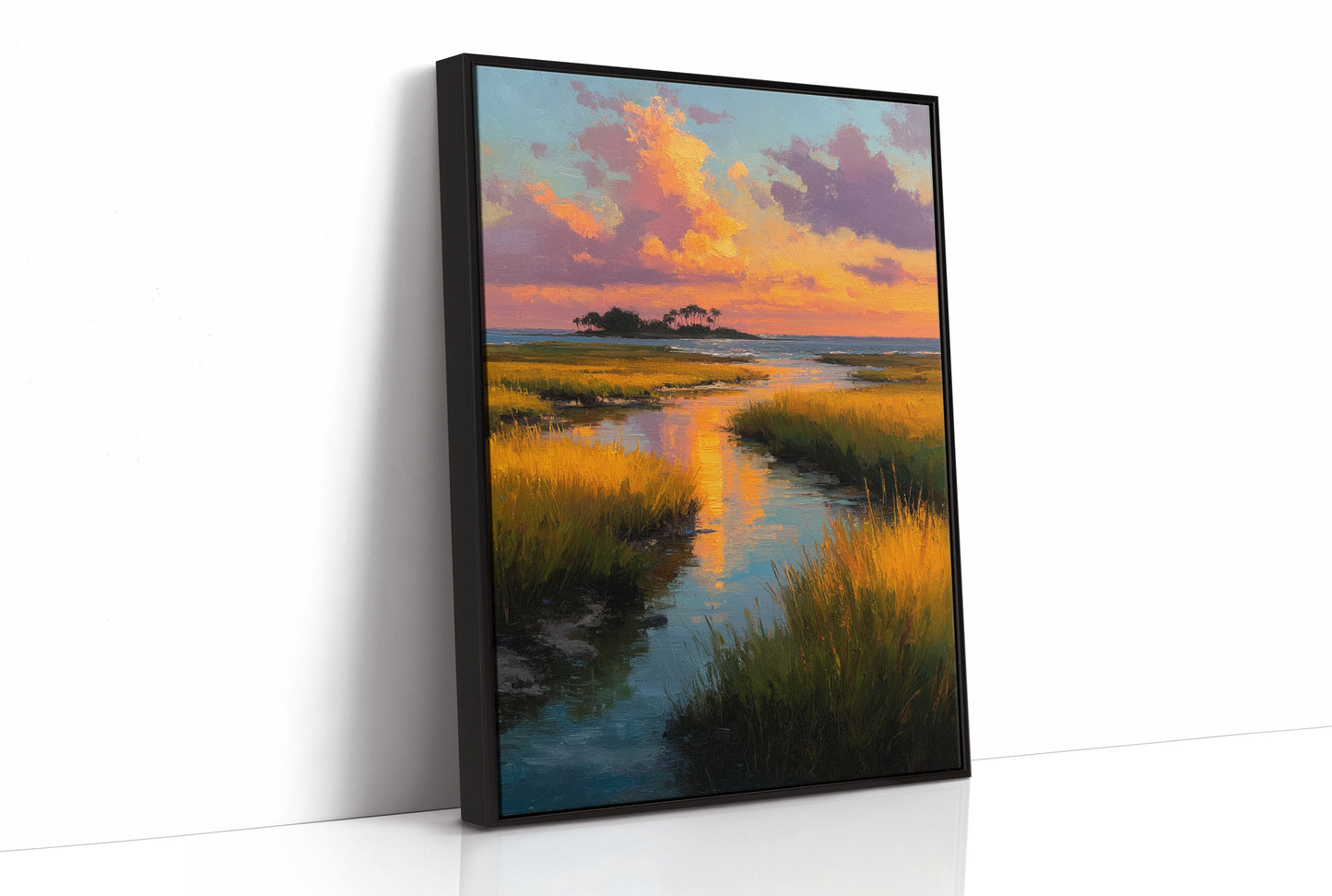 Sunset Over the Salt Marsh