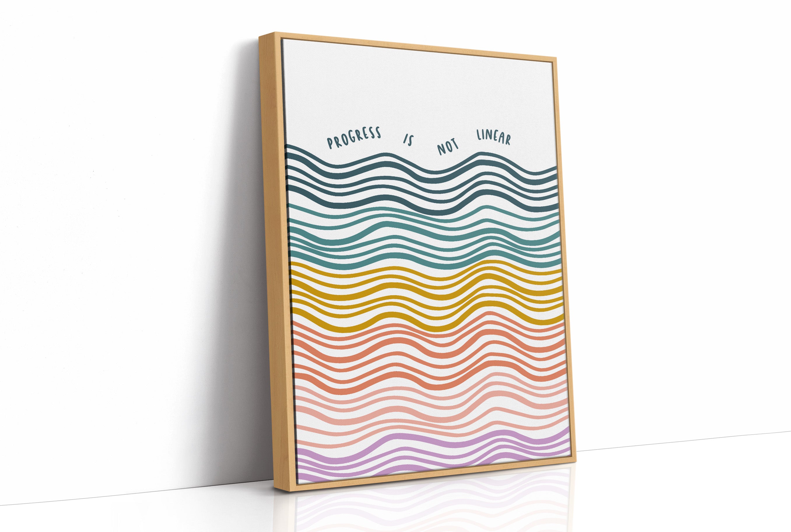 Progress Is Not Linear Retro Waves