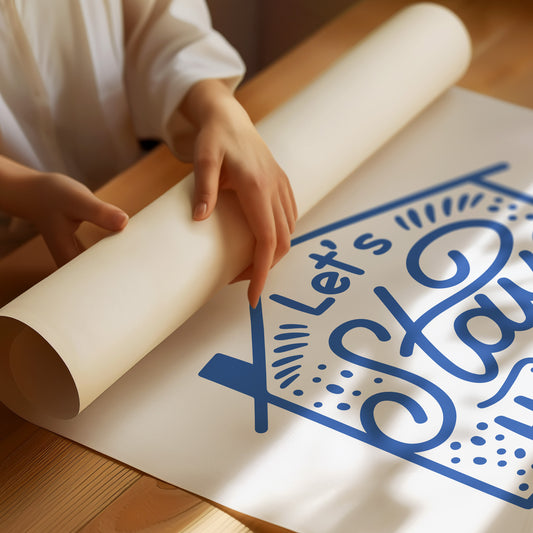 Cozy Letters Dance In Blue