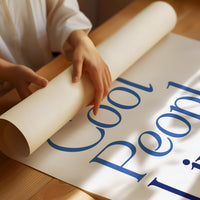 Blue Letters Dance Their Truth