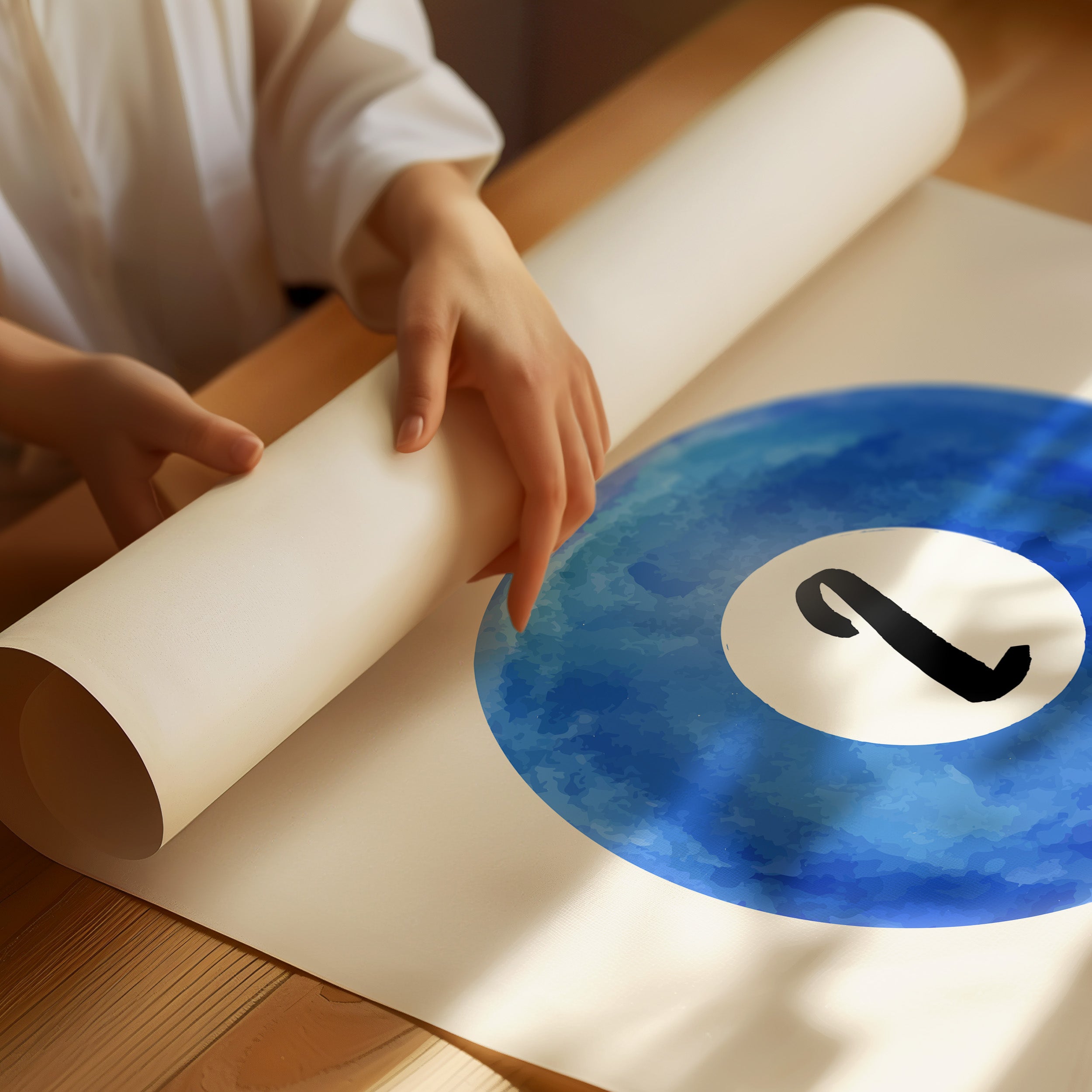 Two Ball Dances In Azure Light