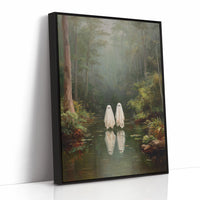 Ethereal Spirits in Misty Waters