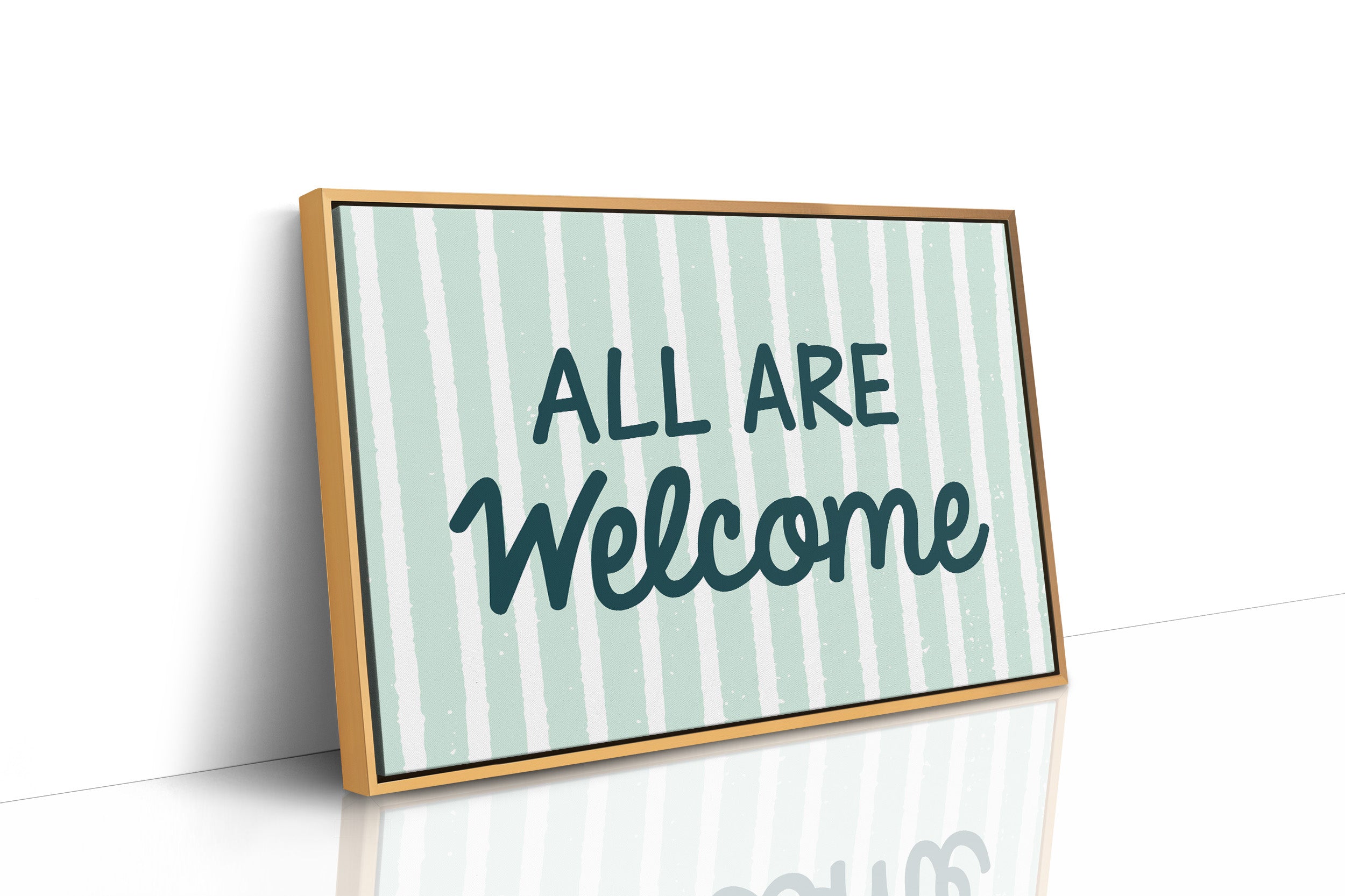 All Are Welcome, Mint Stripe