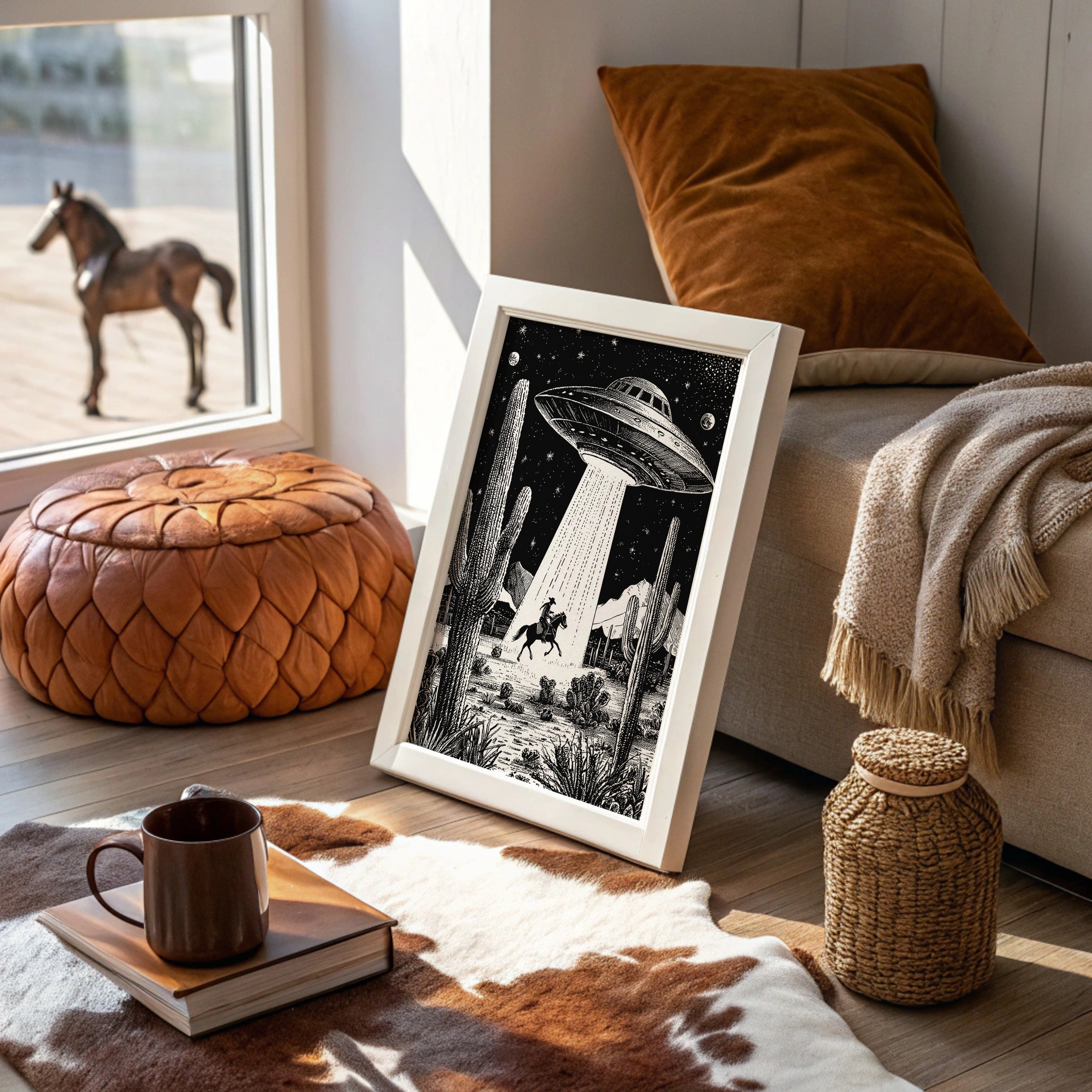 Desert Cowboy Meets Midnight Visitors