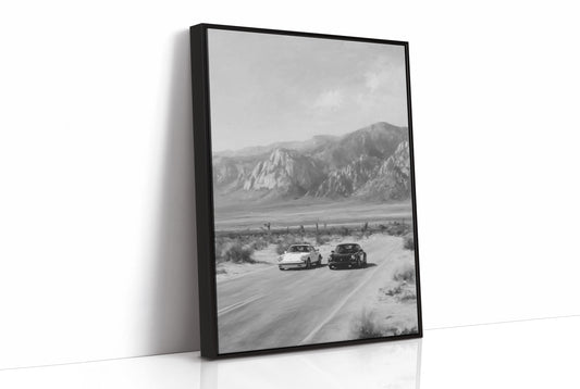 Desert Roads and Distant Peaks