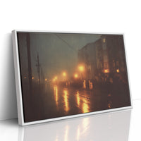 Amber Streets After Midnight Rain