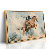 Cowboy Swinging the Lasso