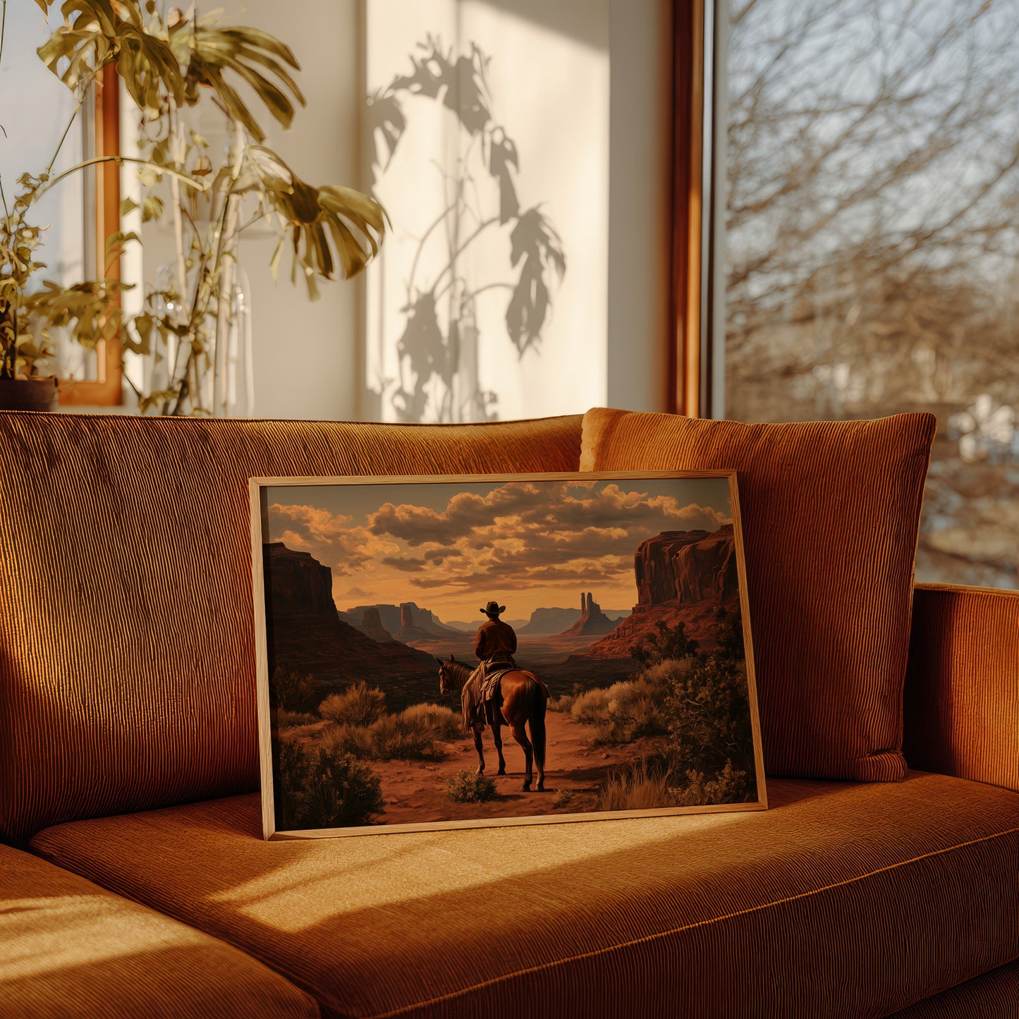 Sunset Maps The Canyon's Heart