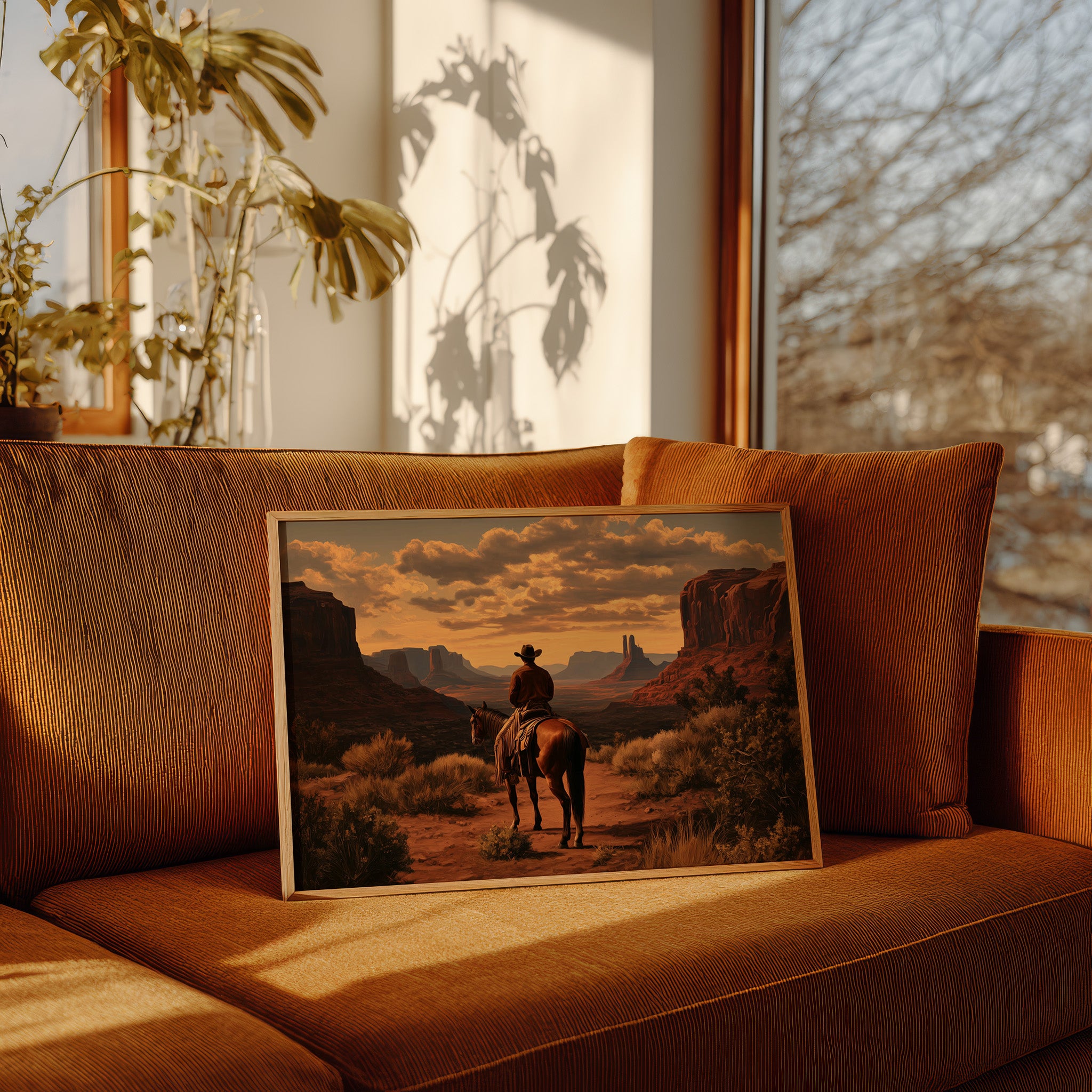 Sunset Maps The Canyon's Heart