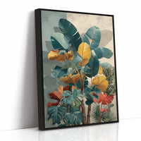 Teal and Marigold Jungle