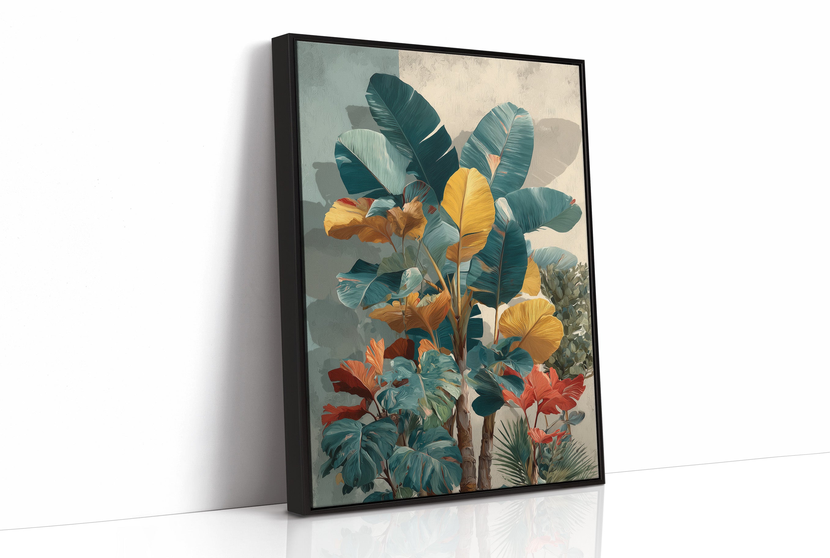 Teal and Marigold Jungle