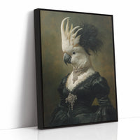 Elegant Feathers Worn Like a Crown