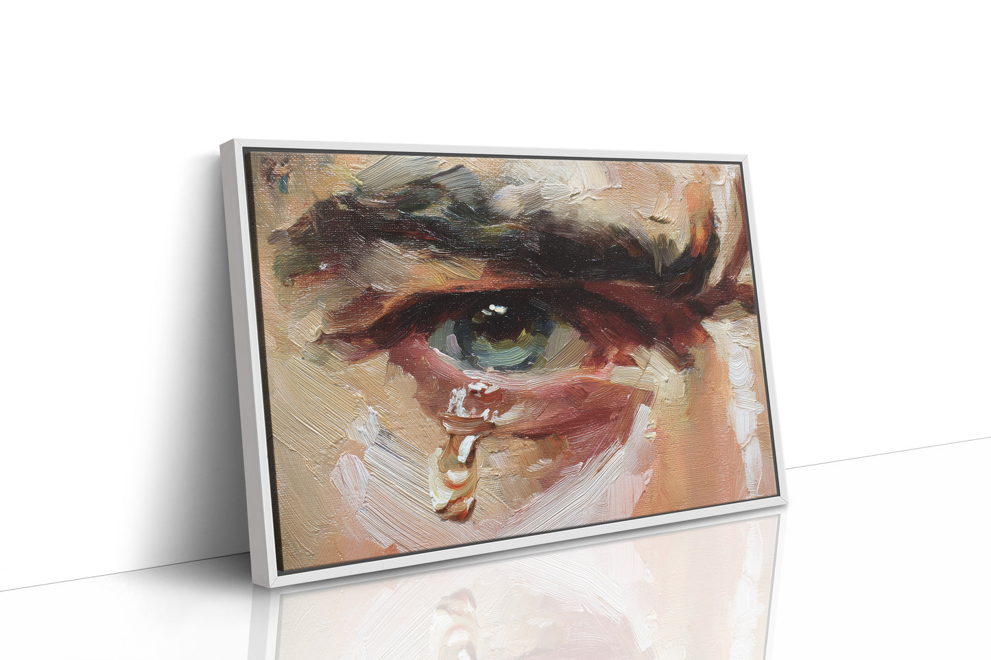 Teardrops Fall From Azure Gaze