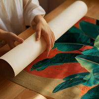 Banana Leaves at Sundown
