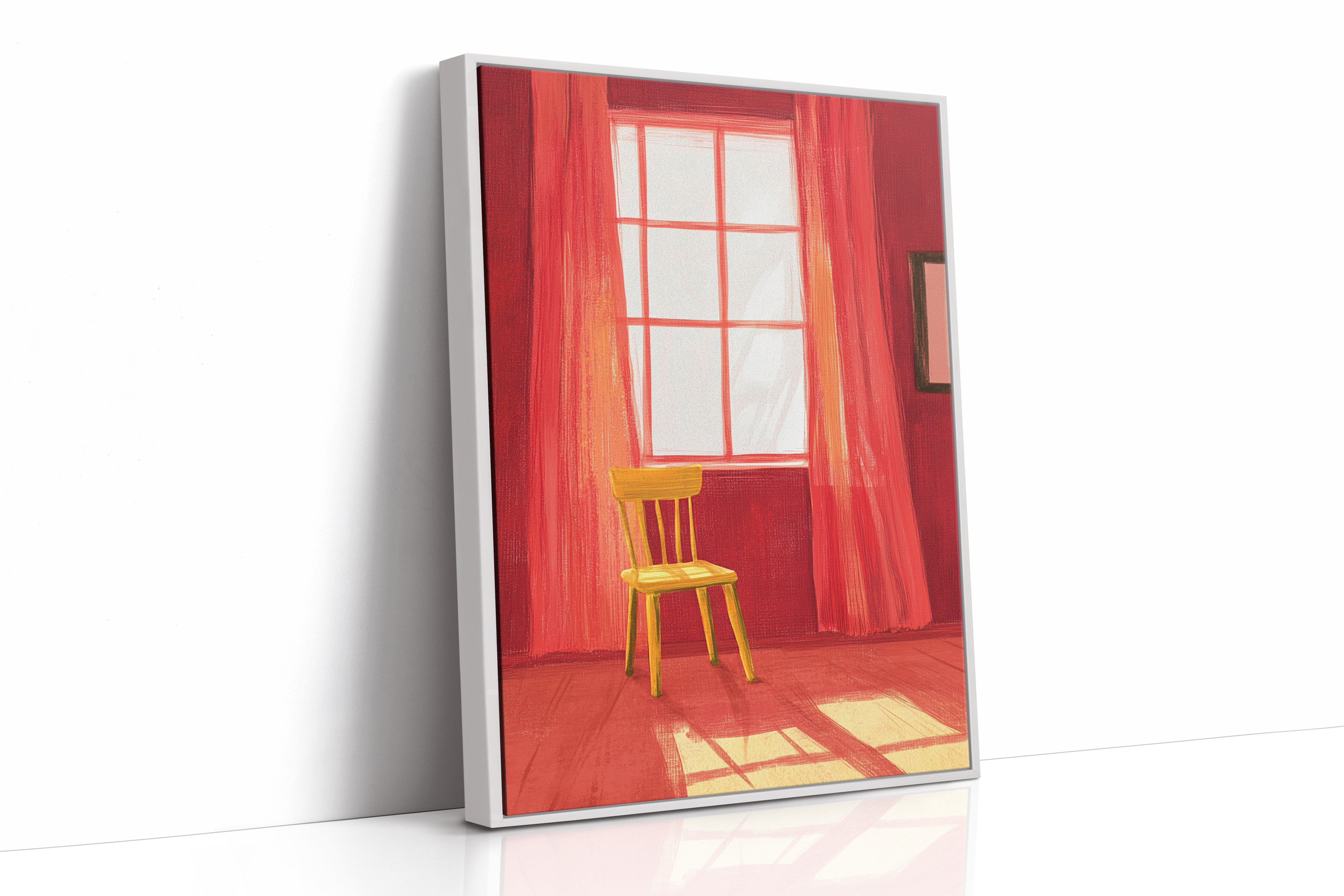 Yellow Chair Catches Morning Light