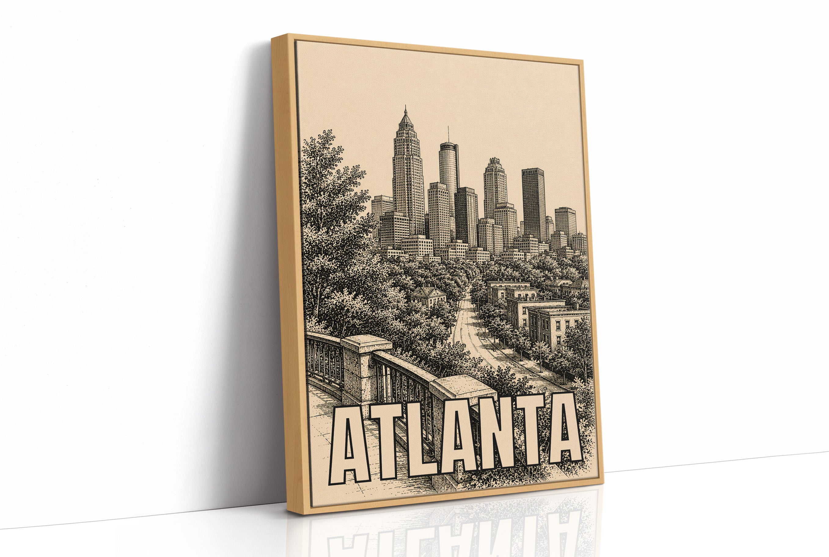 Atlanta, Tree-Lined Skyline