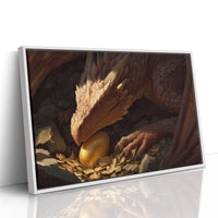 Dragon's Treasure Among Ancient Tomes