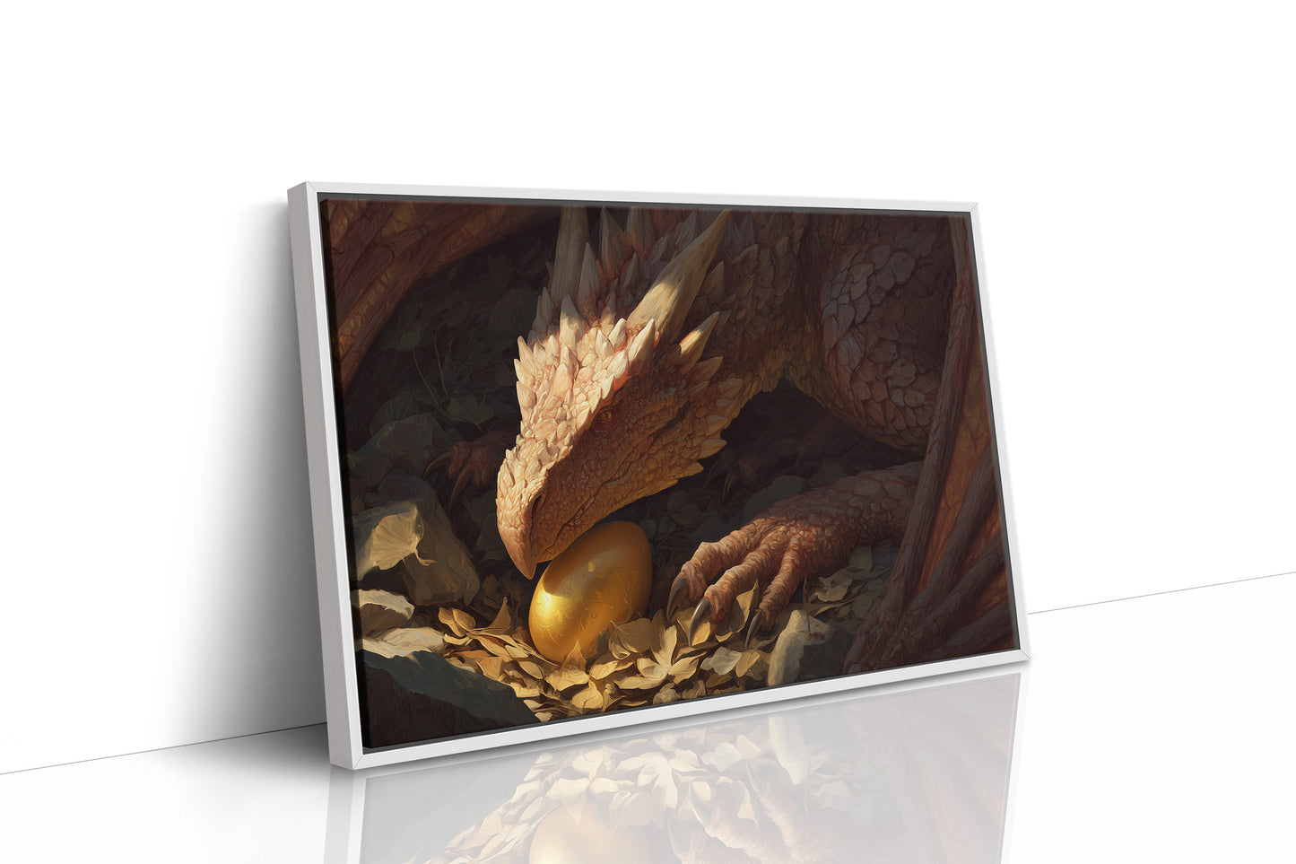 Dragon's Treasure Among Ancient Tomes