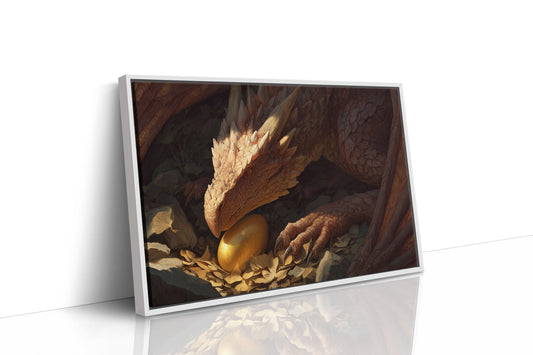 Dragon's Treasure Among Ancient Tomes