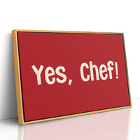 Yes, Chef Kitchen Print