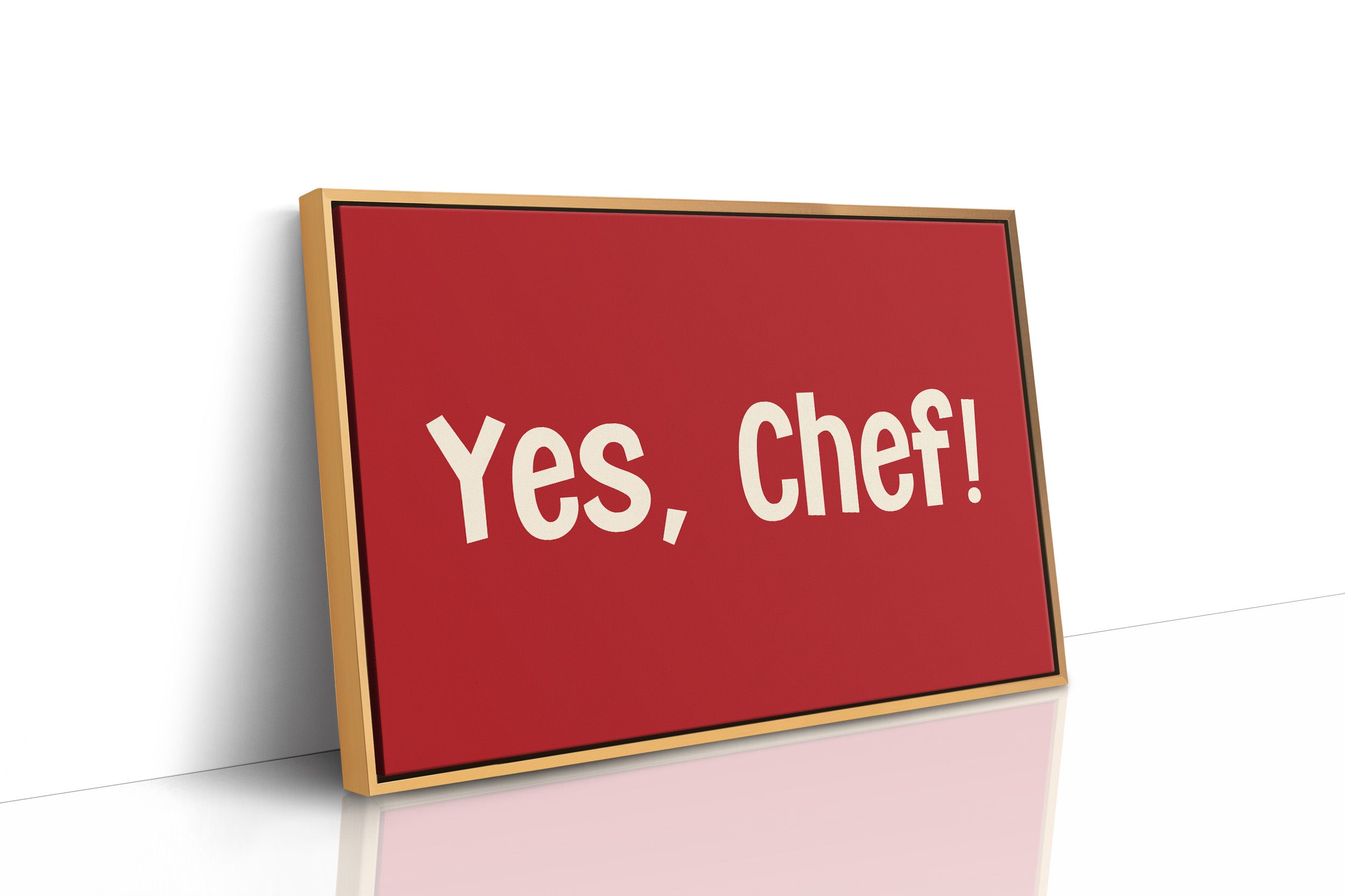 Yes, Chef Kitchen Print