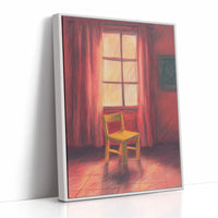 Solitude Bathes In Crimson Light