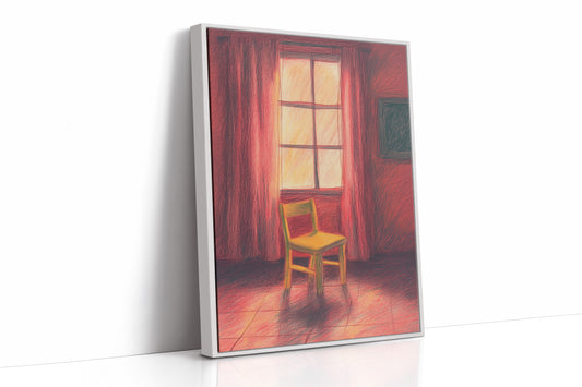 Solitude Bathes In Crimson Light