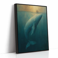 Gentle Giants Below Tiny Ships