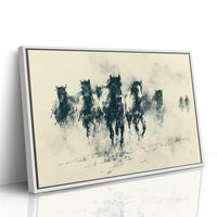 Herd Emerging From the Dust