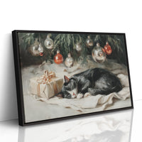 Silent Night Under Christmas Ornaments